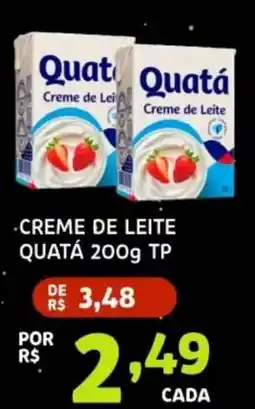Bergamais Supermercados Creme de leite quatá oferta