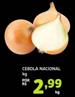 Bergamais Supermercados cebola nacional oferta