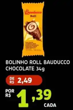 Bergamais Supermercados Bolinho roll bauducco chocolate oferta
