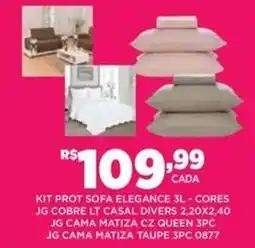 DB Supermercados Kit prot sofa elegance 3L cores oferta