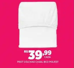 DB Supermercados Prot colchao casal bco poliest oferta