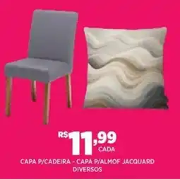 DB Supermercados Capa P/cadeira capa P/almof jacquard diversos oferta