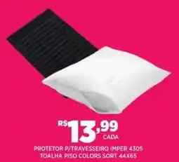 DB Supermercados Protetor P/travesseiro imper 4305 toalha piso colors sort 44x65 oferta