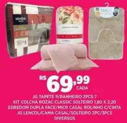 DB Supermercados JG tapete P/banheiro oferta