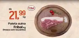 Cometa Supermercados Paleta suína Fribal oferta