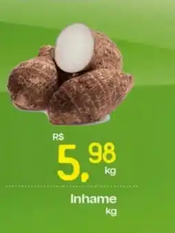 Cometa Supermercados Inhame oferta