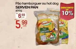 Cometa Supermercados Pão hambúrguer ou hot dog serven pan oferta