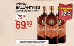 Cometa Supermercados Whisky ballantine's sweet blend oferta