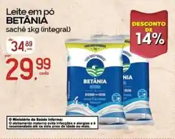 Cometa Supermercados Leite em pó betânia oferta