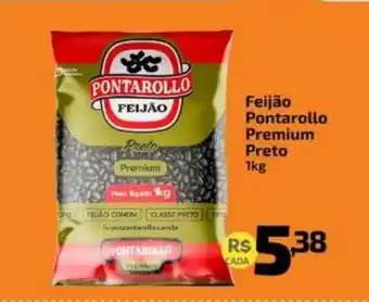 Feijão pontarollo premium preto