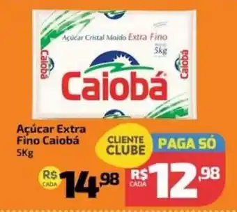 Açúcar extra fino caiobá