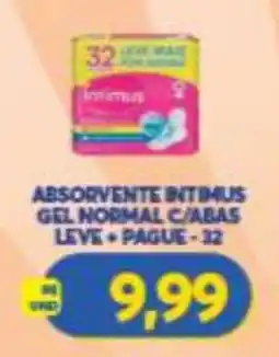 Atacadão Centro Sul Absorvente intimus gel normal c/abas oferta