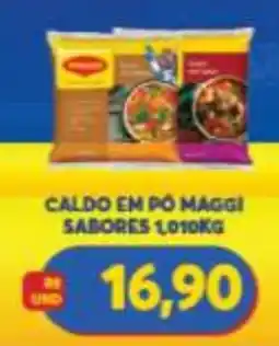 Atacadão Centro Sul Caldo em pó maggi sabores 1,010kg oferta