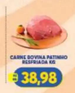 Atacadão Centro Sul Carne bovina patinho resfriada kg oferta