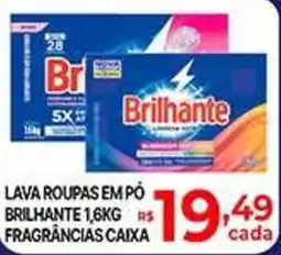 Supermercados Santa Helena Lava roupas em pó brilhante oferta