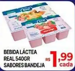 Supermercados Santa Helena Bebida Láctea Real 540gr Sabores Bandeja oferta