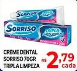 Supermercados Santa Helena Creme dental sorriso tripla limpeza oferta