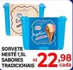Supermercados Santa Helena Sorvete nesté 1,5l sabores tradicionais oferta