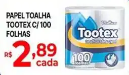 Supermercados Santa Helena papel toalha tootex c/ 100 folhas oferta