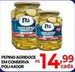 Supermercados Santa Helena Pepino agridoce em conserva poli oferta