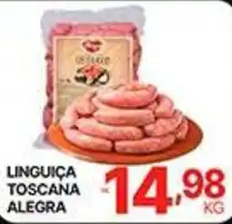 Supermercados Santa Helena Linguica Toscana Alegra oferta