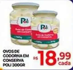 Supermercados Santa Helena ovos de codorna em conserva poli oferta