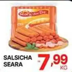 Supermercados Santa Helena Salsicha seara oferta