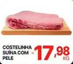 Supermercados Santa Helena Costelinha suína com pele oferta