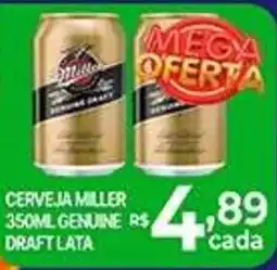 Supermercados Santa Helena Cerveja miller draft lata oferta