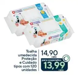 Drogaria Coop Toalha umedecida Proteção e Cuidado oferta