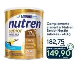 Drogaria Coop Complemento alimentar Nutren Senior Nestlé sabores oferta
