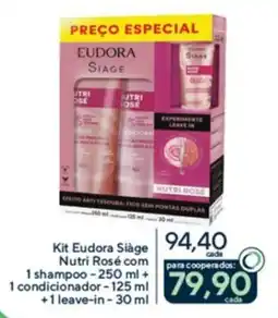 Drogaria Coop Kit Eudora Siage Nutri Rosé oferta