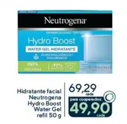 Drogaria Coop Hidratante facial Neutrogena Hydro Boost Water Gel refil oferta