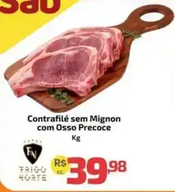 Supermercado Jacomar Contrafilé sem mignon com osso precoce oferta