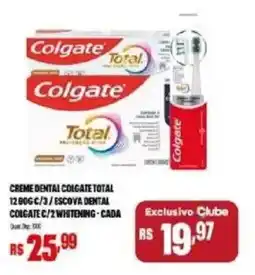Bistek Supermercados Creme dental colgate total oferta