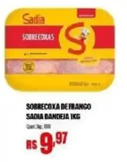 Bistek Supermercados Sobrecoxa de frango sadia bandeja oferta