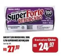 Bistek Supermercados saco p/lixo nosso roll 200l superforte reforçado oferta