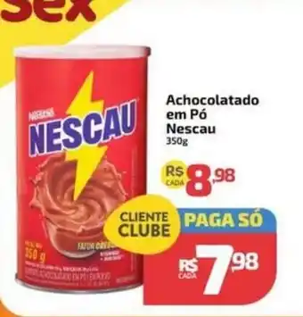 Achocolatado em pó nescau