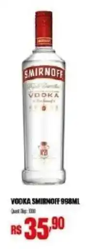 Bistek Supermercados Vodka smirnoff oferta