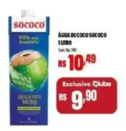 Bistek Supermercados Água de coco sococo oferta
