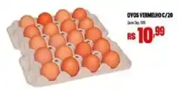 Bistek Supermercados ovos vermelho c/20 oferta