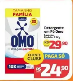 Supermercado Jacomar Detergente em pó omo lavagem perfeita oferta