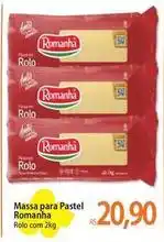 Atacadão Romanha - massa para pastel oferta