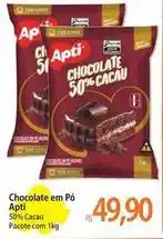 Atacadão Apti - chocolate em pó oferta