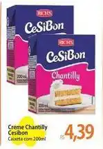 Atacadão Creme chantilly oferta