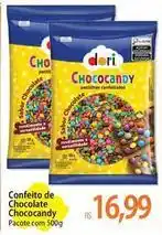 Atacadão Dori - confeito de chocolate chococandy oferta