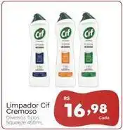 Novo Atacarejo Cif - limpador cremoso oferta