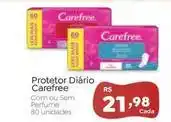 Novo Atacarejo Carefree - protetor diário oferta