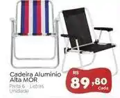 Novo Atacarejo Mor alta - cadeira alumínio oferta