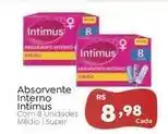 Novo Atacarejo Intimus - absorvente interno oferta